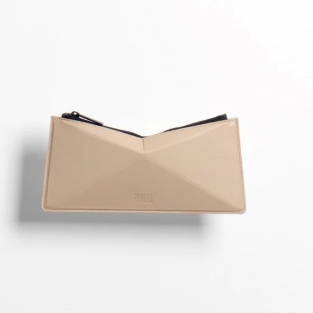 Finell VEN Zippered Pouch Nude